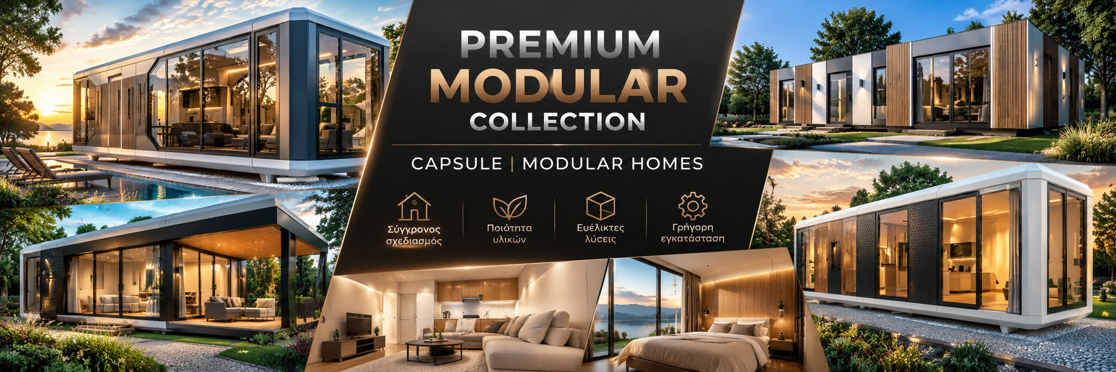 PREMIUM MODULAR COLLECTION CAPSULE MODULAR HOMES